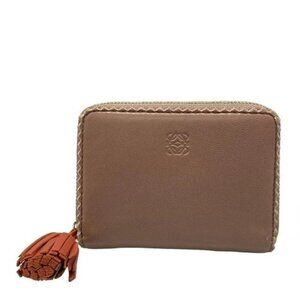 LOEWE - Light Brown Nappa Leather Card Case